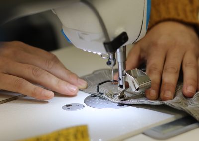 Manejo de máquina de confección